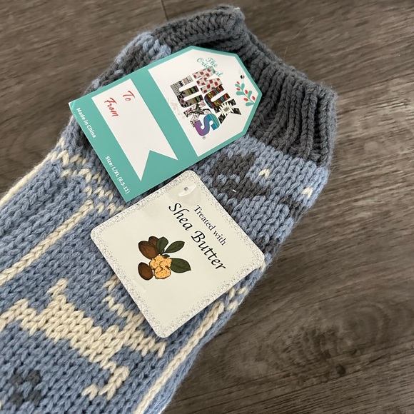 NWT The Original Mukluks Sock Slipper with Shea Butter L/XL - Picture 3 of 3